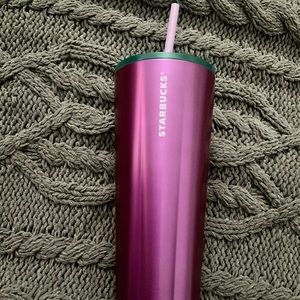 Starbucks Winter 2022 Venti Purple Stainless Steel Tumbler